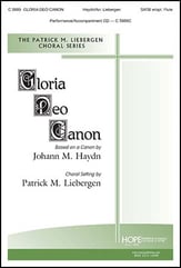 Gloria Deo Canon SATB choral sheet music cover